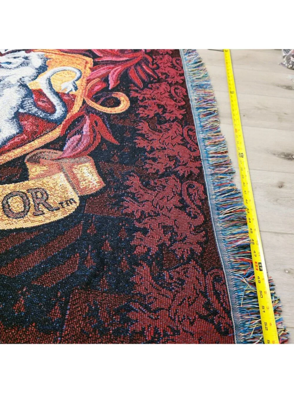 Warner Bros Harry Potter Gryffindor Woven Tapestry Throw Blanket